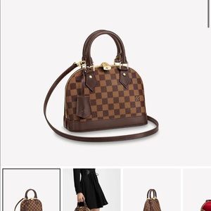 Louis Vuitton Alma BB Ebene Damier